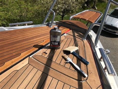 Teak behandling med Silver teak - TräSnack - Maringuiden - balustradellc