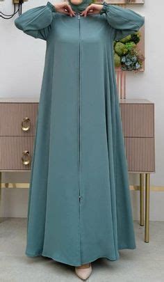 TEAL ZIPPER ABAYA #abaya #Hijabeaze TikTok