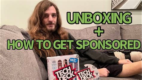 TECH DECK UNBOXING + HOW TO GET SPONSORED BY A …