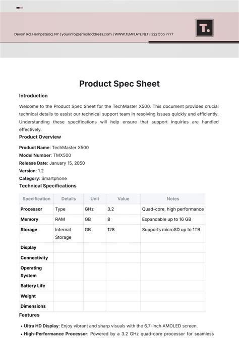 Technical Data Sheet - Bose - balustradellc