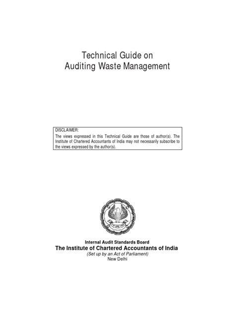 TECHNICAL REPORT OF WASTE MANAGEMENT AUDIT - raincitystudios.com