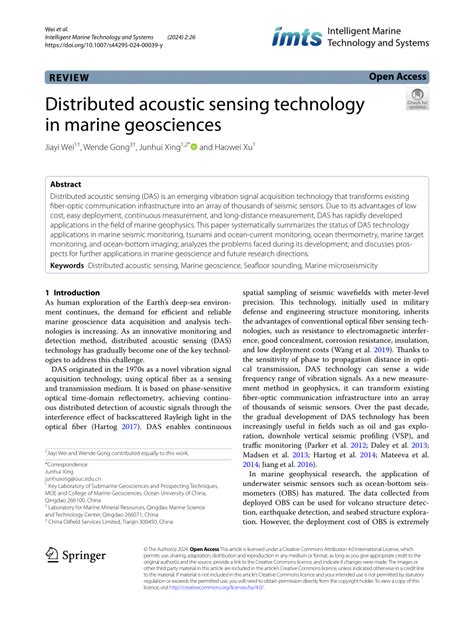 Technology in Marine Geosciences | SpringerLink - raincitystudios.com