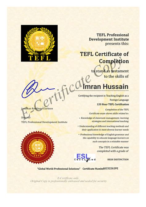 TEFL Diploma PDF
