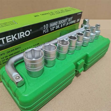 Tekiro Kunci Shock Set Lengkap 10 Pcs 8 - 24 mm kunci shock komplit ... - balustradellc