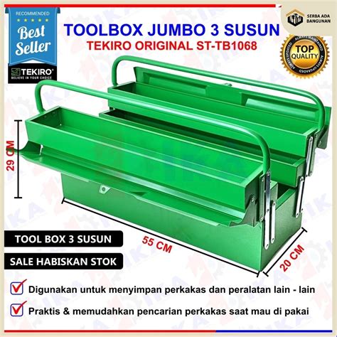 Tekiro Tool Box Besi 3 Susun ST-TB1068 - balustradellc