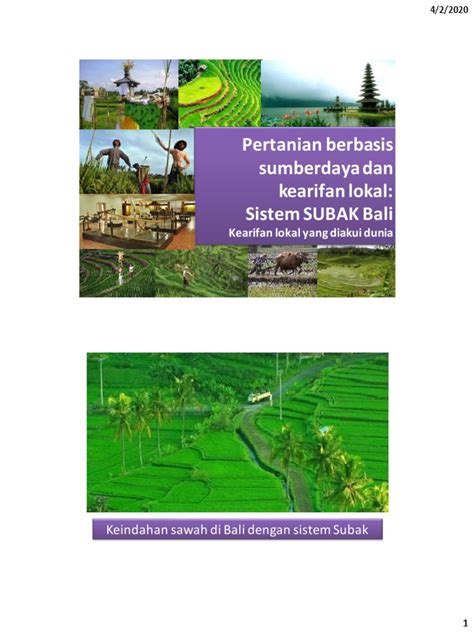 Teknik Irigasi Subak di Bali | PDF - Scribd - wintechmobiles.com