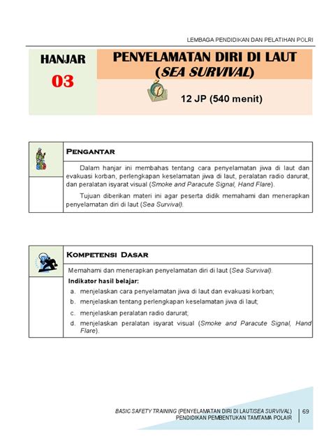 Teknik Penyelamatan Diri di Laut - balustradellc