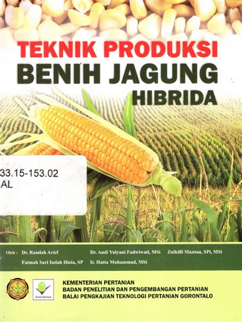 Teknik Produksi Benih Jagung Hibrida - Kampus Tani - balustradellc