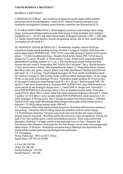 Teknis budidaya mentimun | PDF - SlideShare - balustradellc