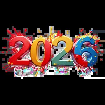 Teks Tahun 2026 Gambar PNG | File Vektor Dan PSD - Pngtree - balustradellc