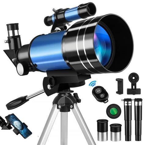 Telescope, 70mm Aperture (15X-150X) Portable Refractor ... - Amazon - wintechmobiles.com