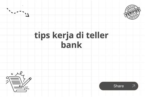 Teller Bank Tips Sukses di Balik Meja! - balustradellc