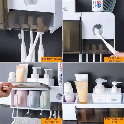 Tempat Alat Mandi - 1 Set Tempat Alat Mandi Kayu - Tempat Sabun Kayu ... - wintechmobiles.com