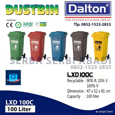 tempat sampah besar HDPE 100 liter dalton - Shop - raincitystudios.com