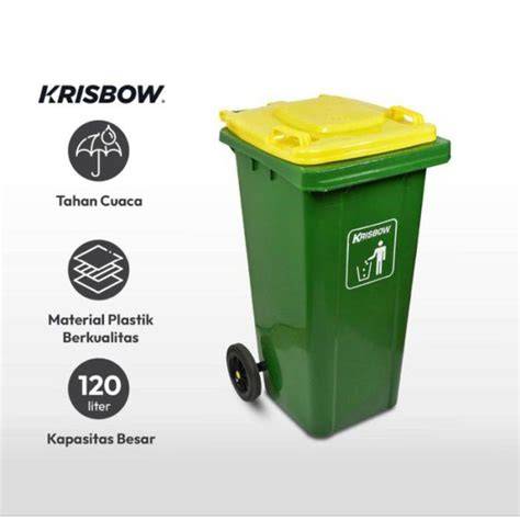 Tempat Sampah Krisbow 240 Liter - raincitystudios.com
