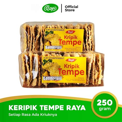 TEMPE KERIPIK RENYAH GURIH ASLI WONOGIRI 250GR - balustradellc
