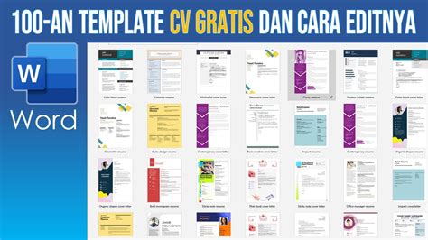 Template CV Word Gratis dan Cara Editnya - balustradellc