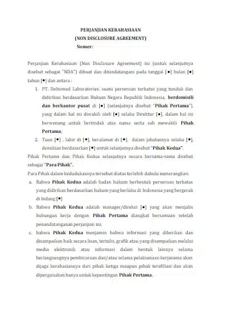 Template dan Contoh NDA untuk Bisnis - Badr Interactive - balustradellc