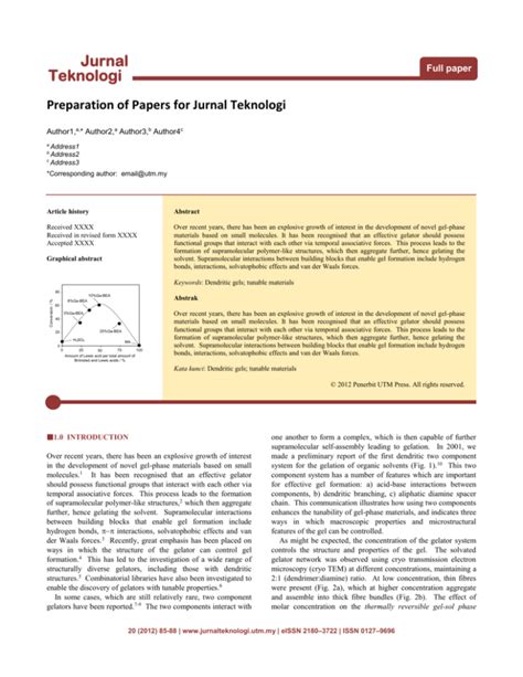 Template for for the Jurnal Teknologi - ResearchGate - balustradellc