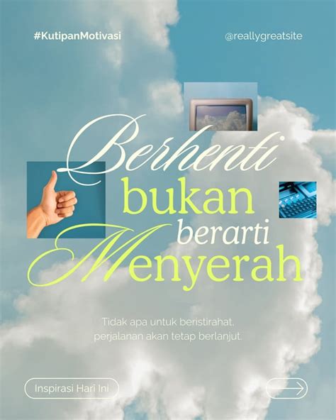 Template Poster Motivasi Tipografi Modern | PosterMyWall - muktibox.com
