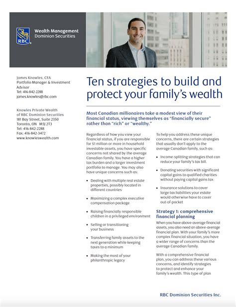 Ten strategies to build and protect your family’s weal - balustradellc