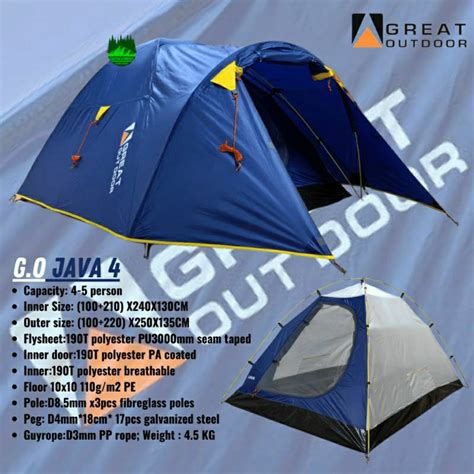 TENDA CAMPING OTOMATIS KAPASITAS 4 ORANG … - balustradellc