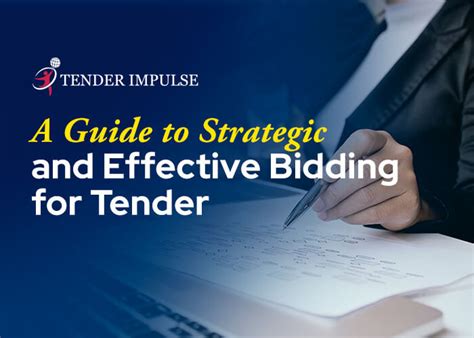 Tender Bidding | What It Means & How the Process Works - balustradellc