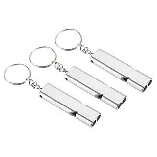 TENOC 3 Pack Emergency Survival Whistles, Double Tubes 120dB High ... - balustradellc