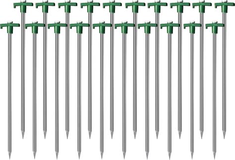 Tent Stakes Heavy Duty - 11inch Heavy Duty Wind-Resistant - balustradellc
