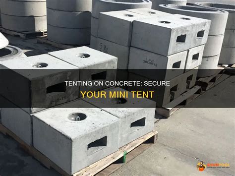 Tenting On Concrete: Temporary Securing Methods | ShunTool - balustradellc