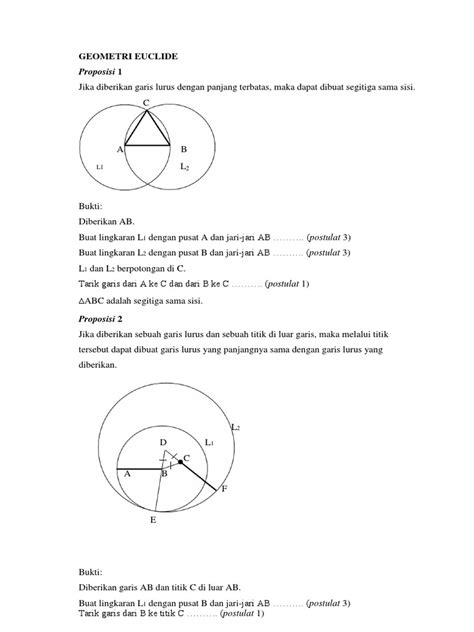 Teorema Dasar Geometri Euclide | PDF - Scribd - wintechmobiles.com