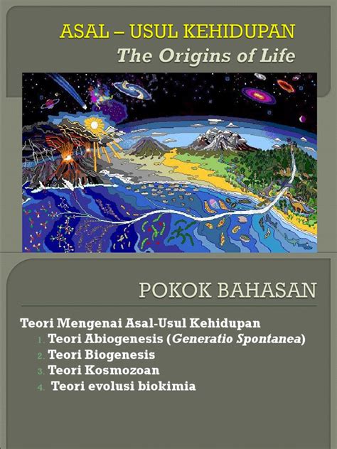 Teori Abiogenesis Asal Usul Kehidupan di Bumi - balustradellc