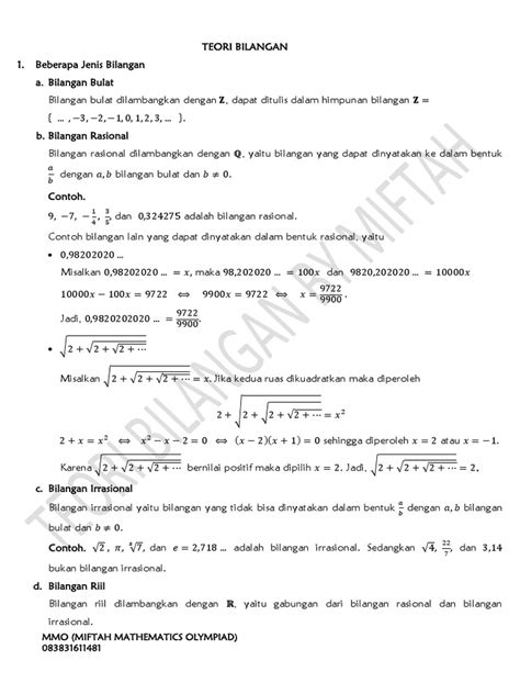 TEORI BILANGAN - wintechmobiles.com