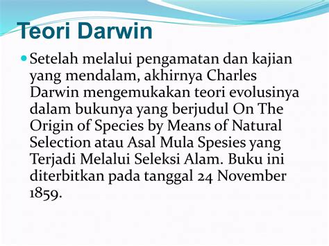 Teori Darwin - muktibox.com