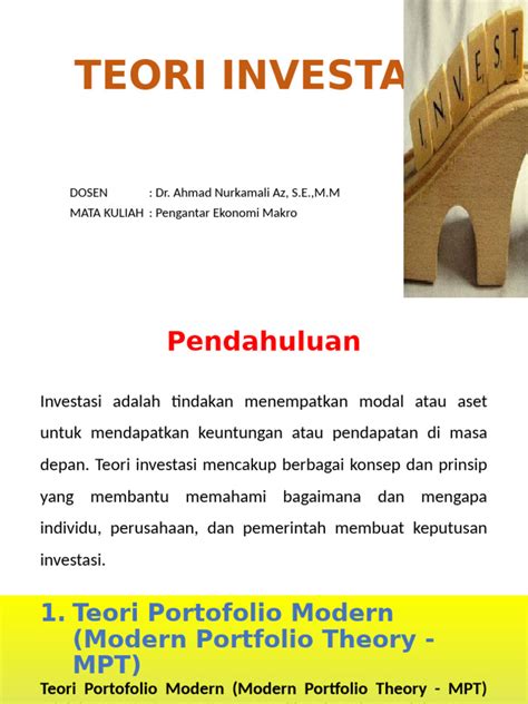 Teori Investasi - balustradellc