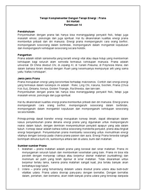Terapi Komplementer Dengan Terapi Energi Prana - balustradellc