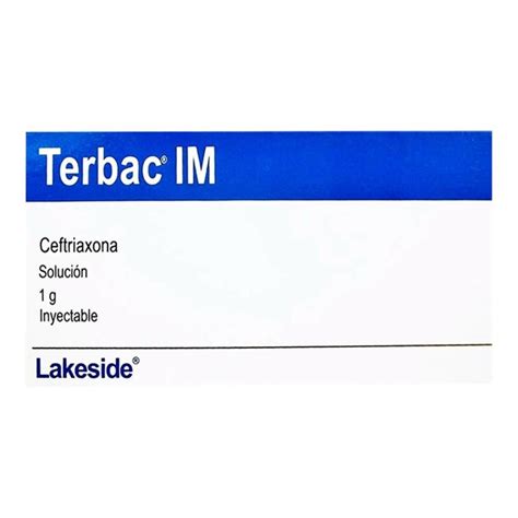 TERBAC I.M. - PLM - Medicamentos - PLM