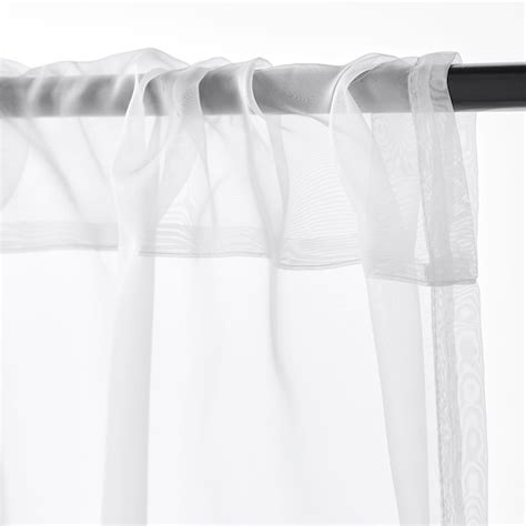 TERESIA Sheer curtains, 1 pair, white, 145x250 cm (57x98 …