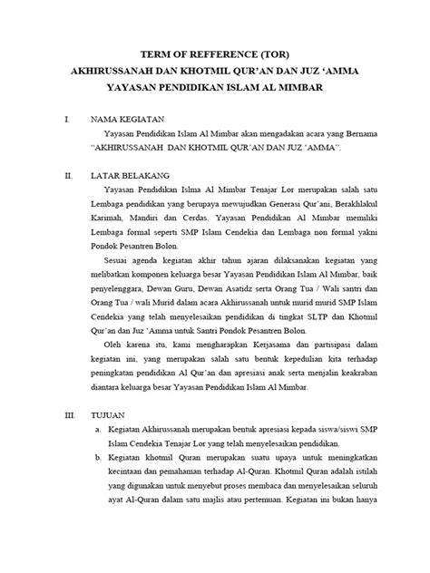 TERM OF REFFERENCE: - muktibox.com