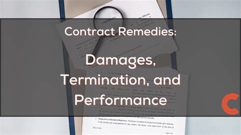 Termination of a contract and its remedies - iPleaders - balustradellc
