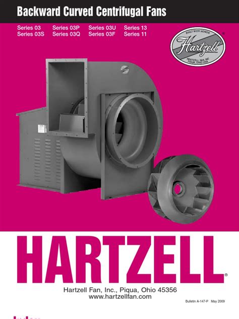 TERMS AND CONDITIONS OF SALE OF HARTZELL FAN, INC.