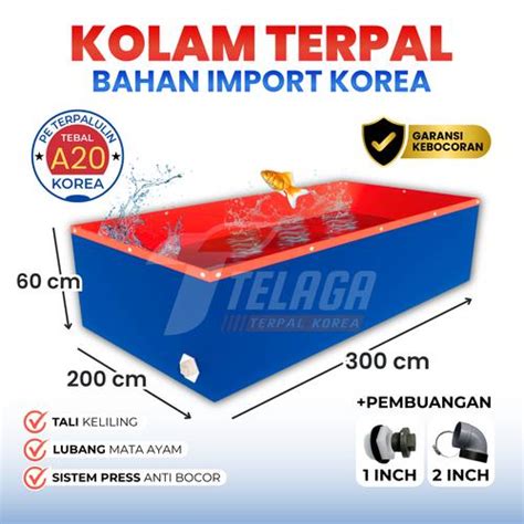 Terpal Ikan Tebal Tanpa Rangka - balustradellc