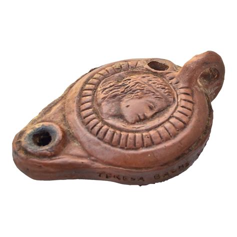 Terra Cotta Oil Lamp - Etsy - balustradellc