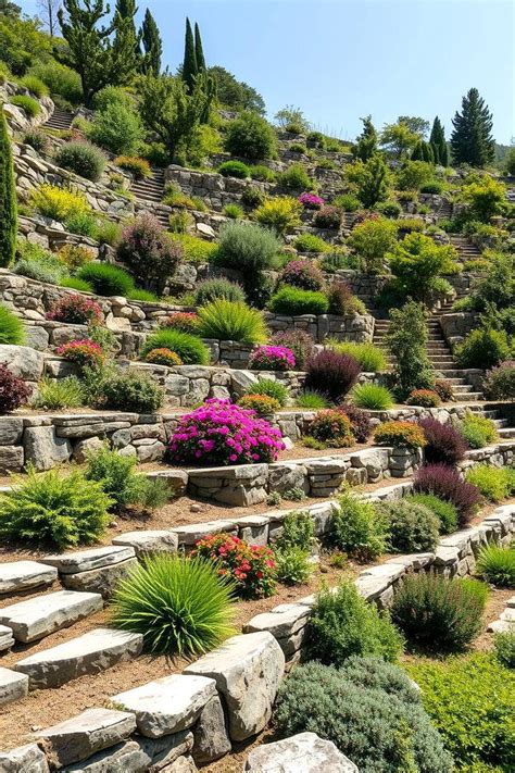 Terraced Gardens And Slope Stabilization Techniques For Hillside ... - raincitystudios.com