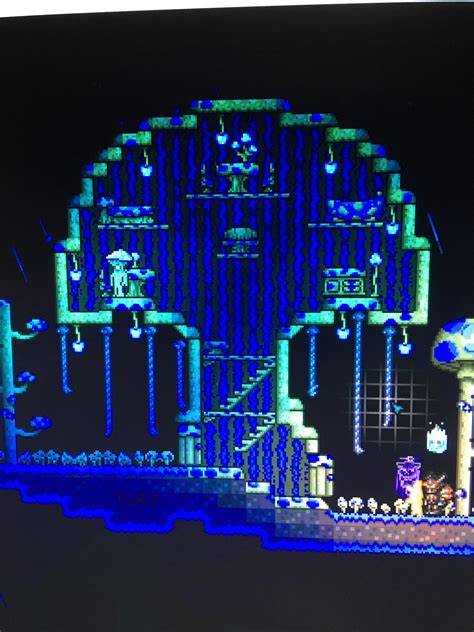 TERRARIA GUIDES - GLOWING MUSHROOM FARM