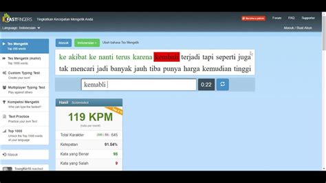 Tes Mengetik | Tingkatkan Kecepatan Mengetik Anda - balustradellc