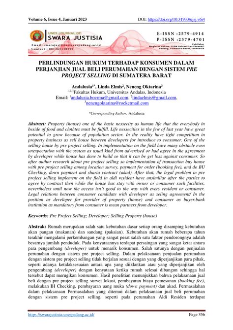 TESIS PERLINDUNGAN KONSUMEN DALAM PERJANJIAN JUAL- BELI PERUMAHAN ... - balustradellc