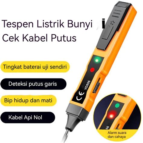 Tespen Listrik Digital Cek Kabel PutusTestpen Otomatis Kelistrikan ... - balustradellc