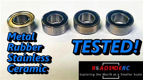 TESTED! RC Bearings Standard Stainless Ceramic - YouTube