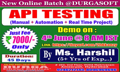 TESTING - DURGA SOFTWARE SOLUTIONS